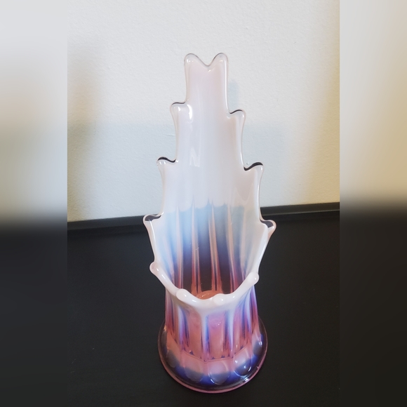 Vintage Fostoria Heirloom Pink Glass Holder - Picture 2 of 6